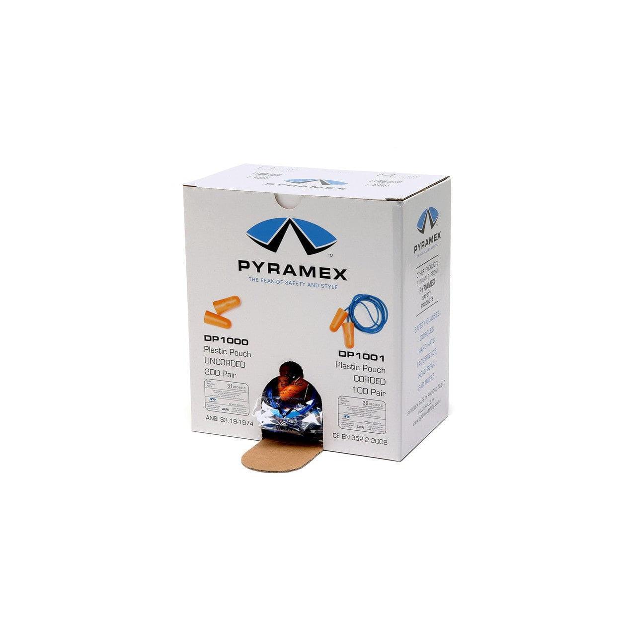 Pyramex Foam Corded Earplugs DP1001 NRR-32