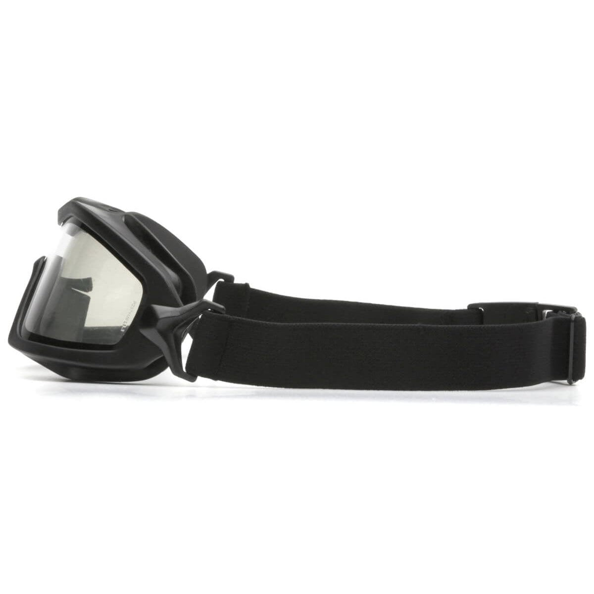 Pyramex V2G Plus Goggles with Black Frame and Dual Clear Anti-Fog Lens GB6410SDT - Side