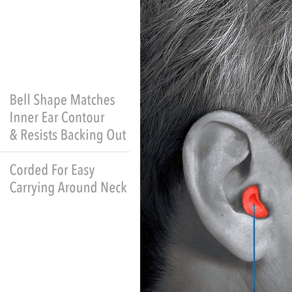 Howard Leight Max-30 Corded Earplugs - in ear
