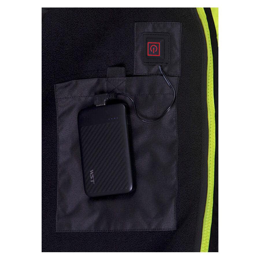 Pyramex RJ31 Type R Class 3 Heated Safety Jacket With Removable Fleece Liner RJ3110H - Red Setting