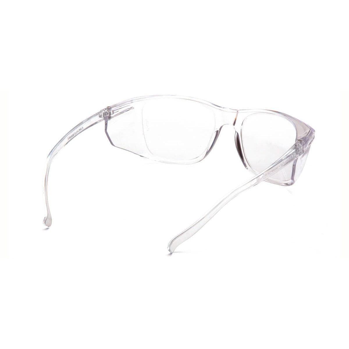 Pyramex Legacy Safety Glasses with H2MAX Clear Anti-Fog Lens S10910STM - Back View
