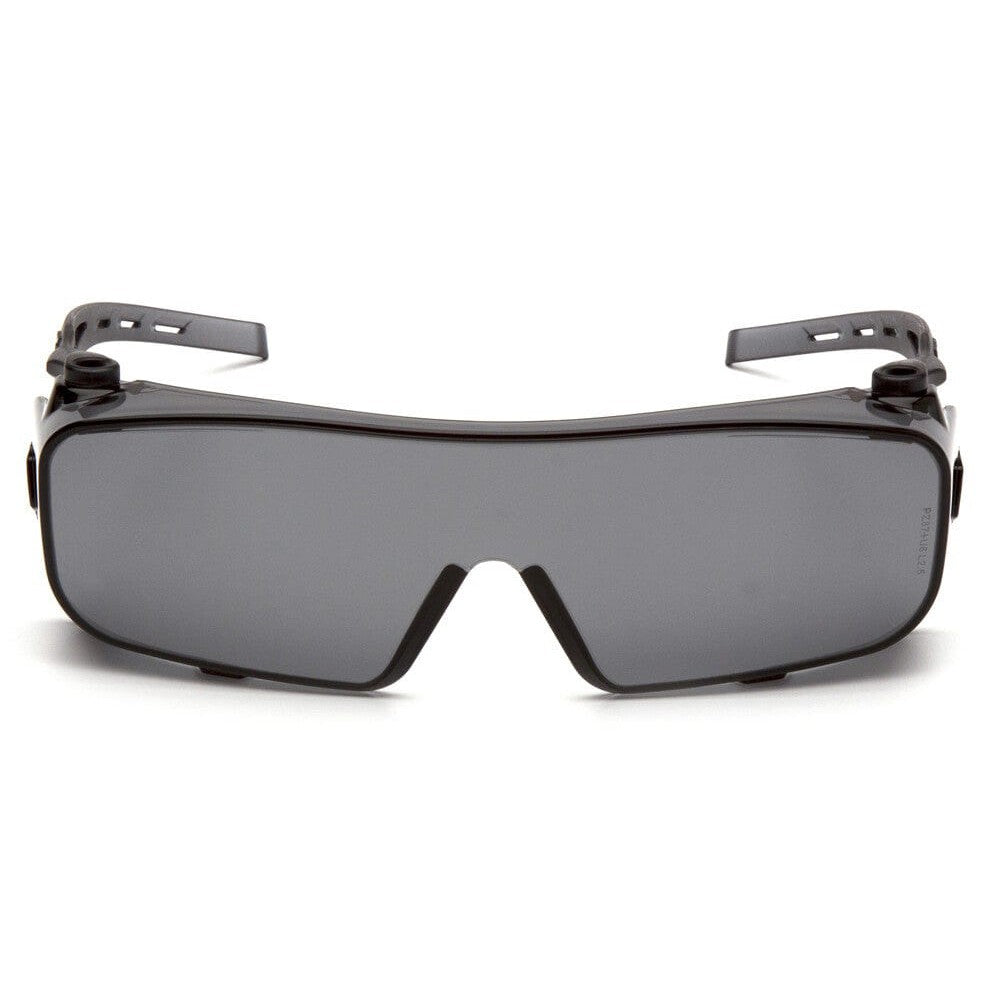 Pyramex Cappture S9920ST Safety Glasses with H2X Gray Anti-Fog Lens - Front