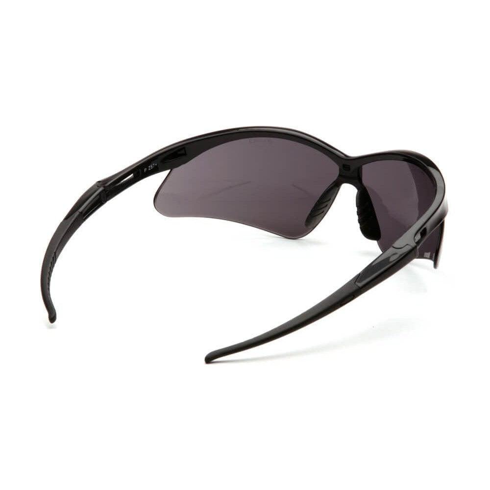 Pyramex PMXtreme Safety Glasses with Black Frame and Gray Lens - Back