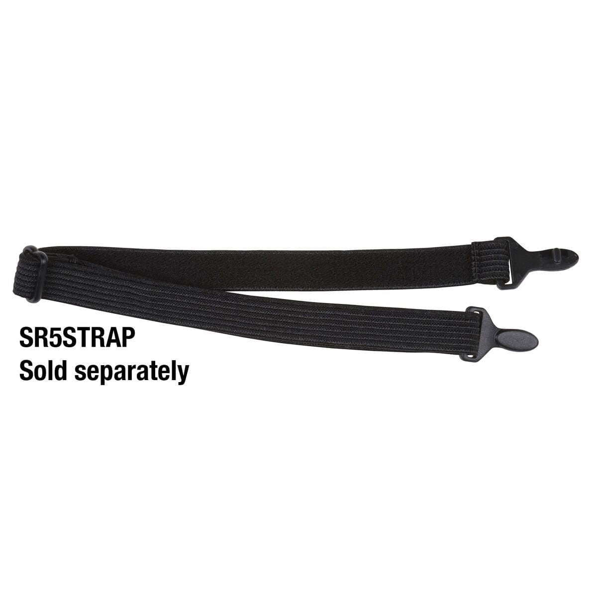 Crews Swagger SR5 Foam-Lined Safety Glasses with Black Frame and Clear MAX6 Anti-Fog Lens - Optional Strap
