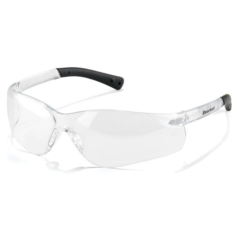 Crews Bearkat 3 Safety Glasses with Clear Lenses and Soft Gel Nose Pad