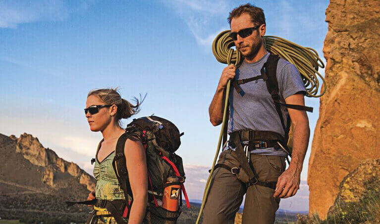 Hikers wearing Wiley X Sunglasses