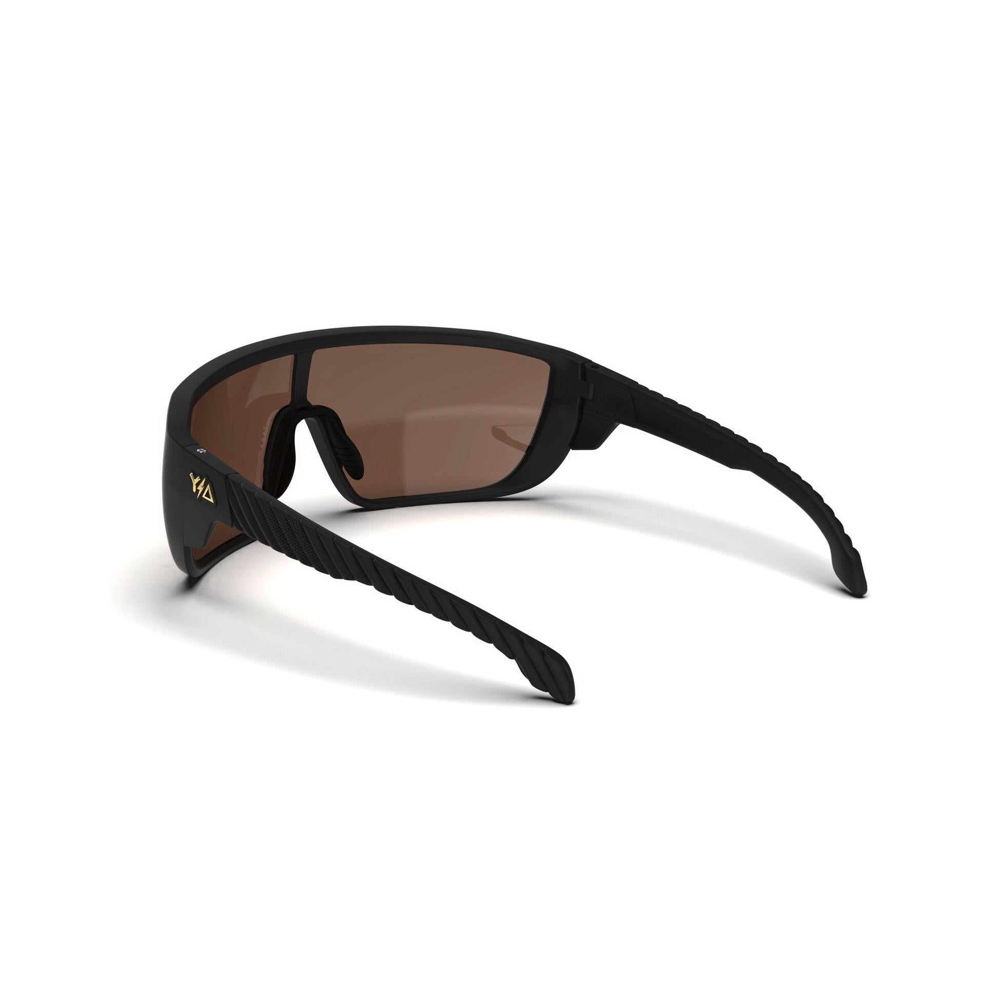 Wye Delta Z87+ Conductors Amber Gold Mirror Safety Glasses-Safety Glasses USA-2