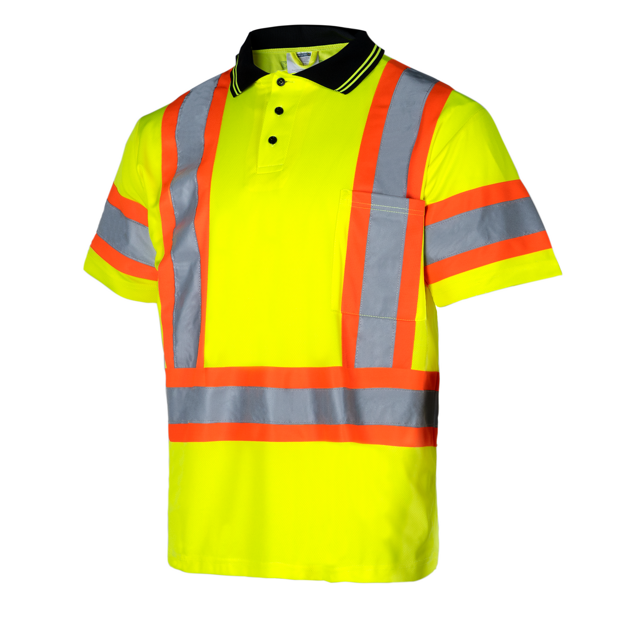 Jorestech Hi-Vis X-Back Reflective Two-Tone Safety Polo Shirt
