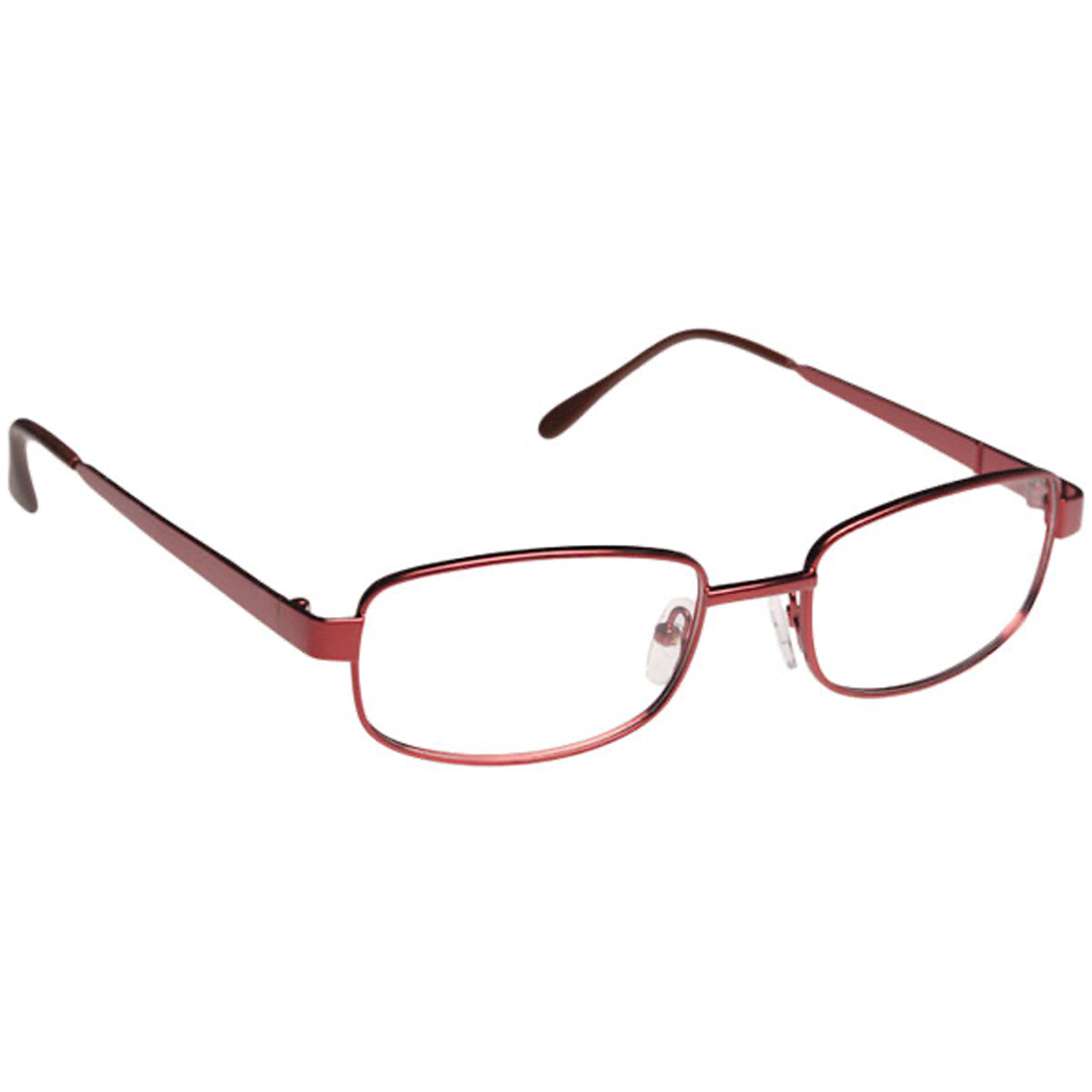 ArmouRx 7014 women's burgundy metal full-rim prescription safety glasses, 51-18-135 mm.