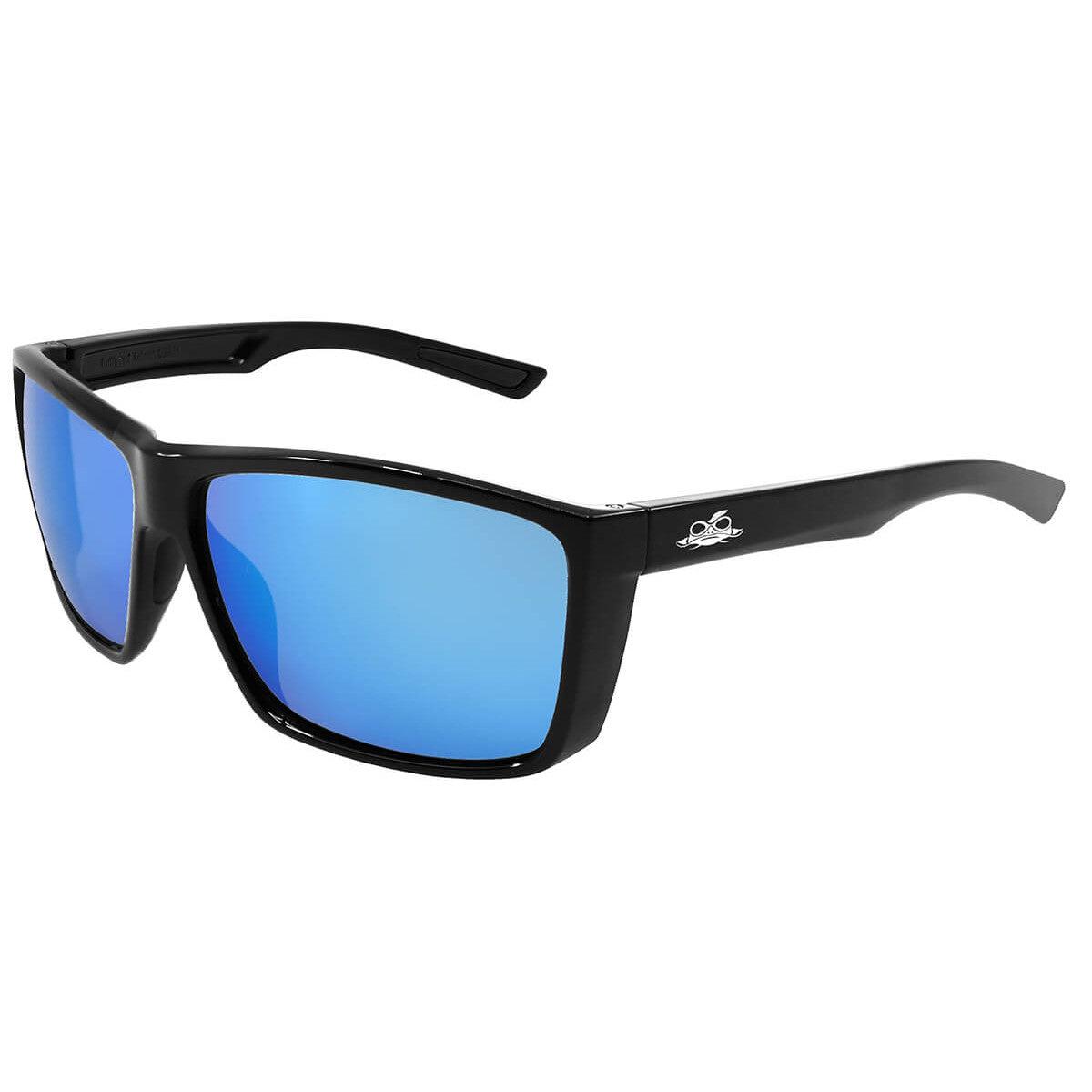 Bullhead Lionfish Safety Glasses with Polarized PFT Blue Mirror Anti-Fog Lens-BH3359PFT-Safety Glasses USA-1