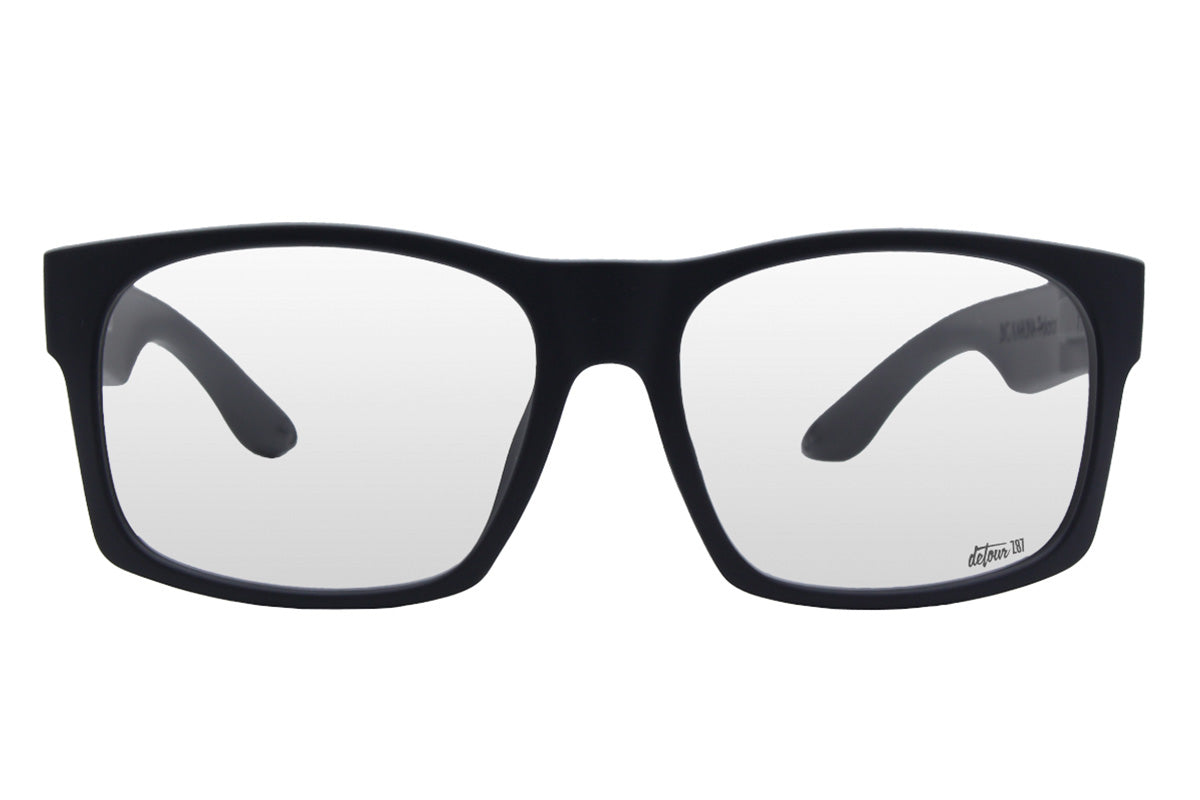 Detour Big Kahuna XL Z87 Safety Glasses with Matte Black Frame and Clear Lens-BIG KAHUNA-311-Safety Glasses USA-2