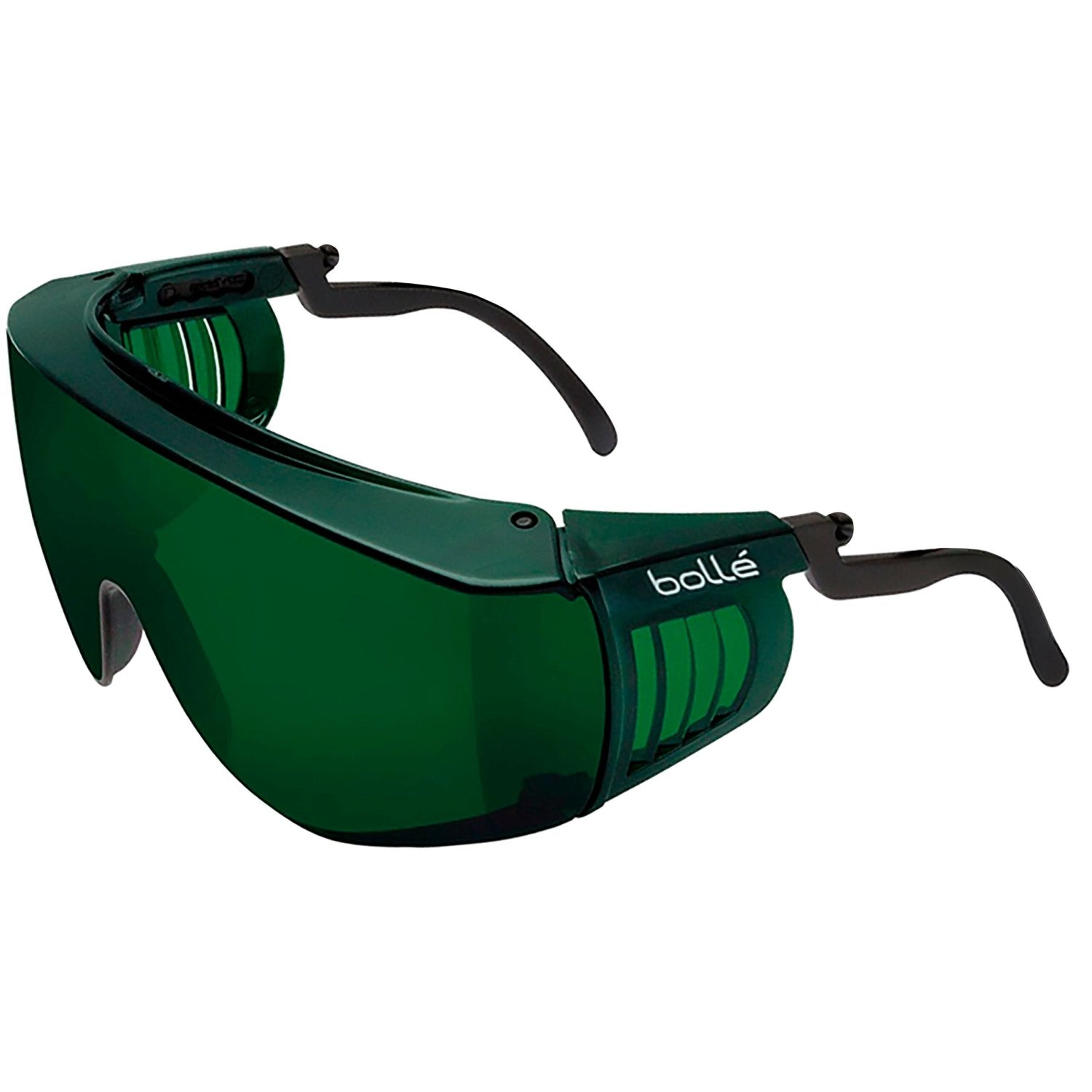 Bolle Override Safety Glasses Black Temples IR Shade 5 Lens 40056