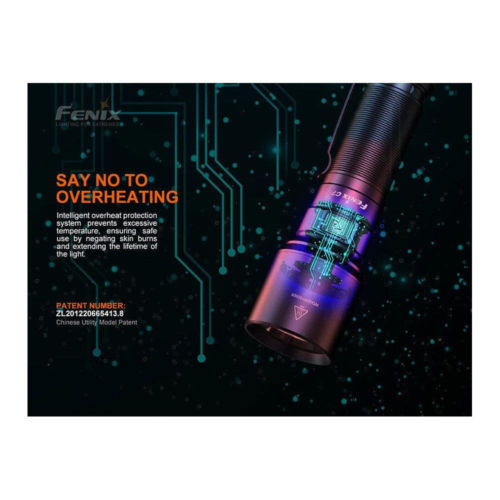 Fenix C7 High-performance Rechargeable LED Flashlight - 3000 Lumens-sku-44858629947688-Safety Glasses USA-8
