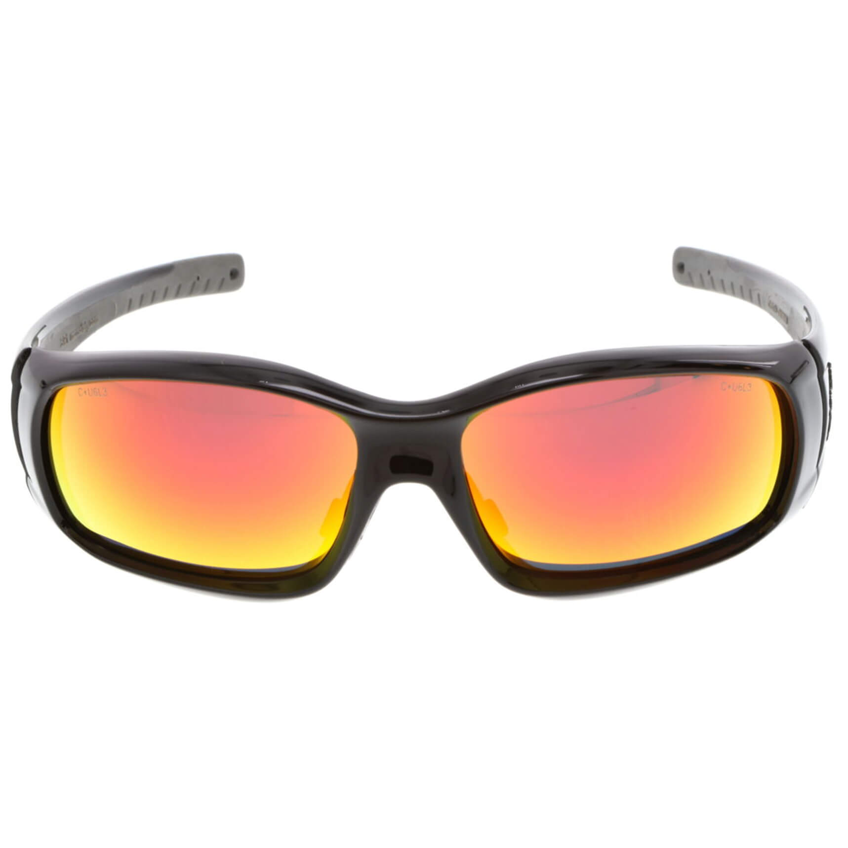 MCR Safety Swagger Safety Glasses with Black Frame and Fire Mirror Lens-Safety Glasses USA-2