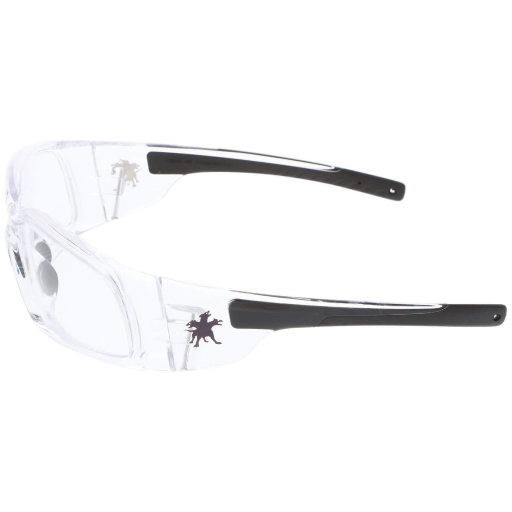 MCR Safety Swagger Safety Glasses with Clear Frame and Clear Anti-Fog Lens-Safety Glasses USA-3