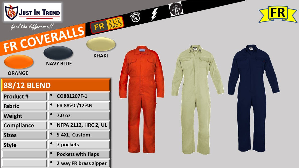 Just In Trend Flame-Resistant Coveralls