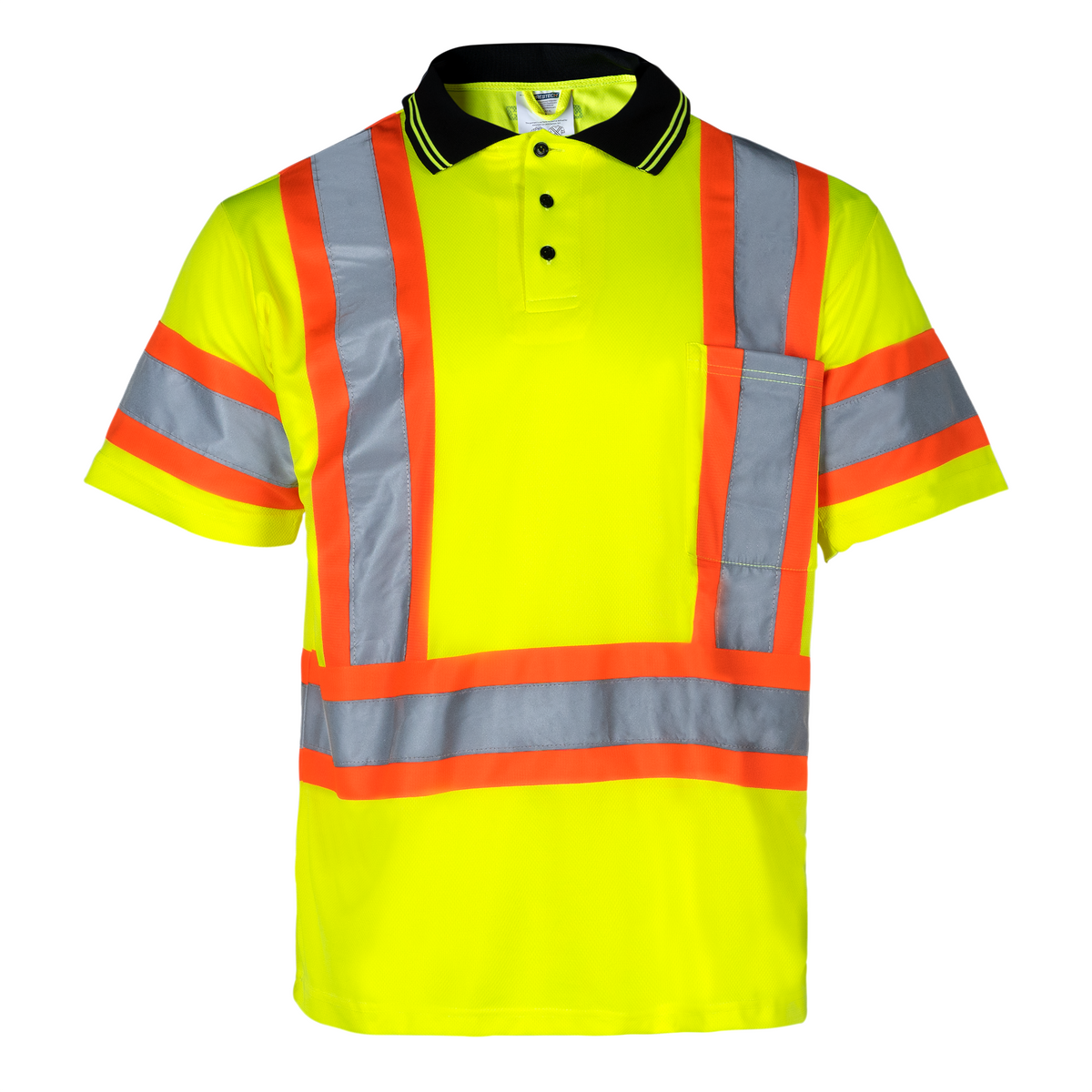 Jorestech Hi-Vis Reflective Two-Tone Safety Polo Shirt