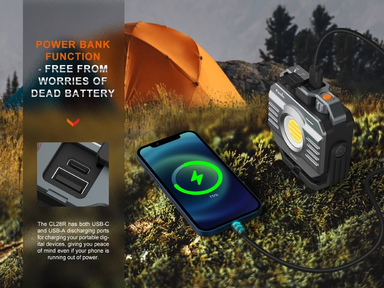 Fenix CL28R Multifunctional Outdoor LED Lantern-sku-44858692469032-Safety Glasses USA-8