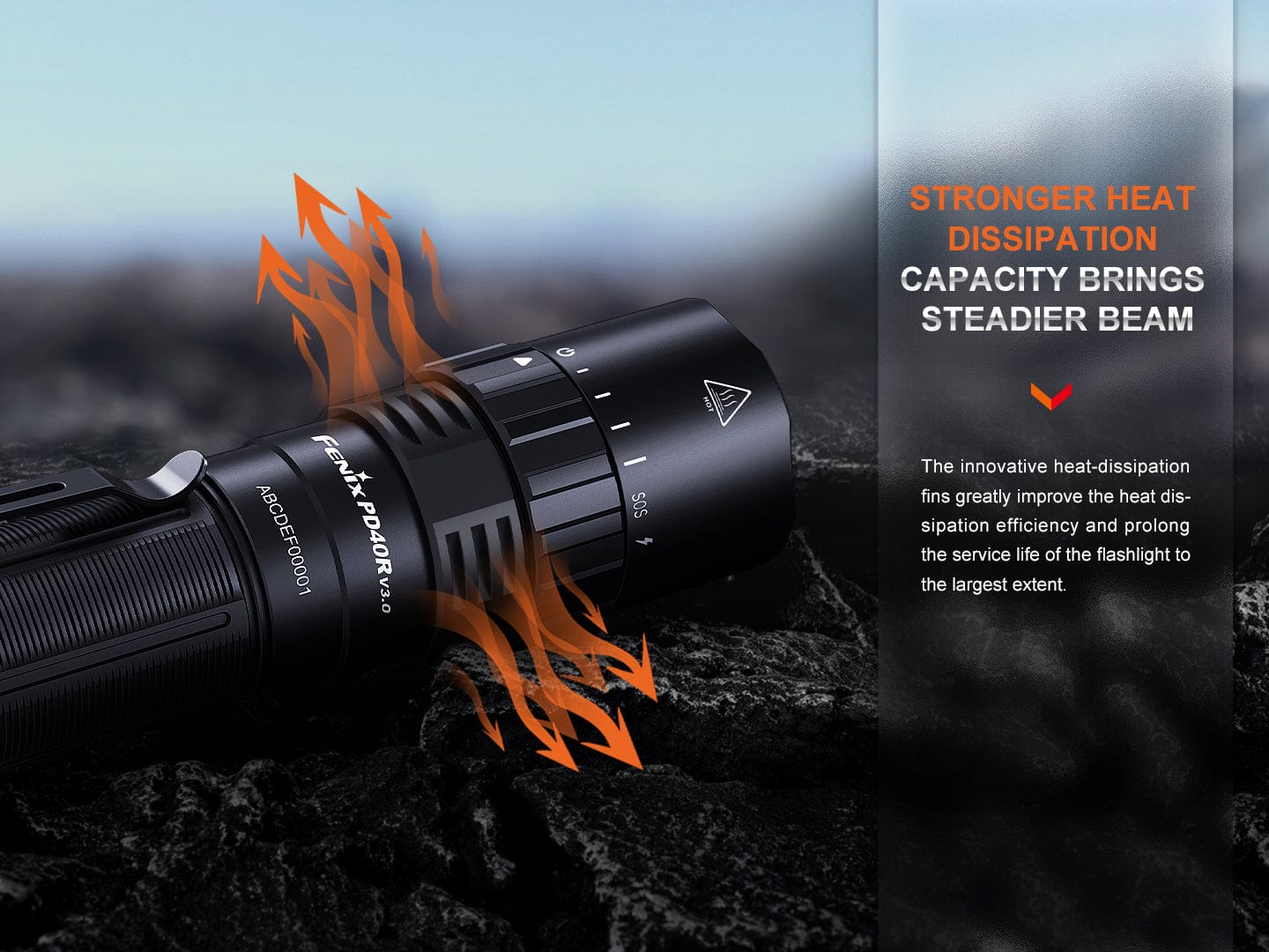 Fenix PD40R V3 Rechargeable Flashlight-sku-45576312521000-Safety Glasses USA-11