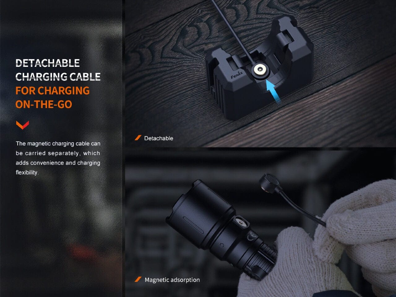 Fenix WF26R Cradle Charging LED Work Flashlight-sku-44858687717672-Safety Glasses USA-11