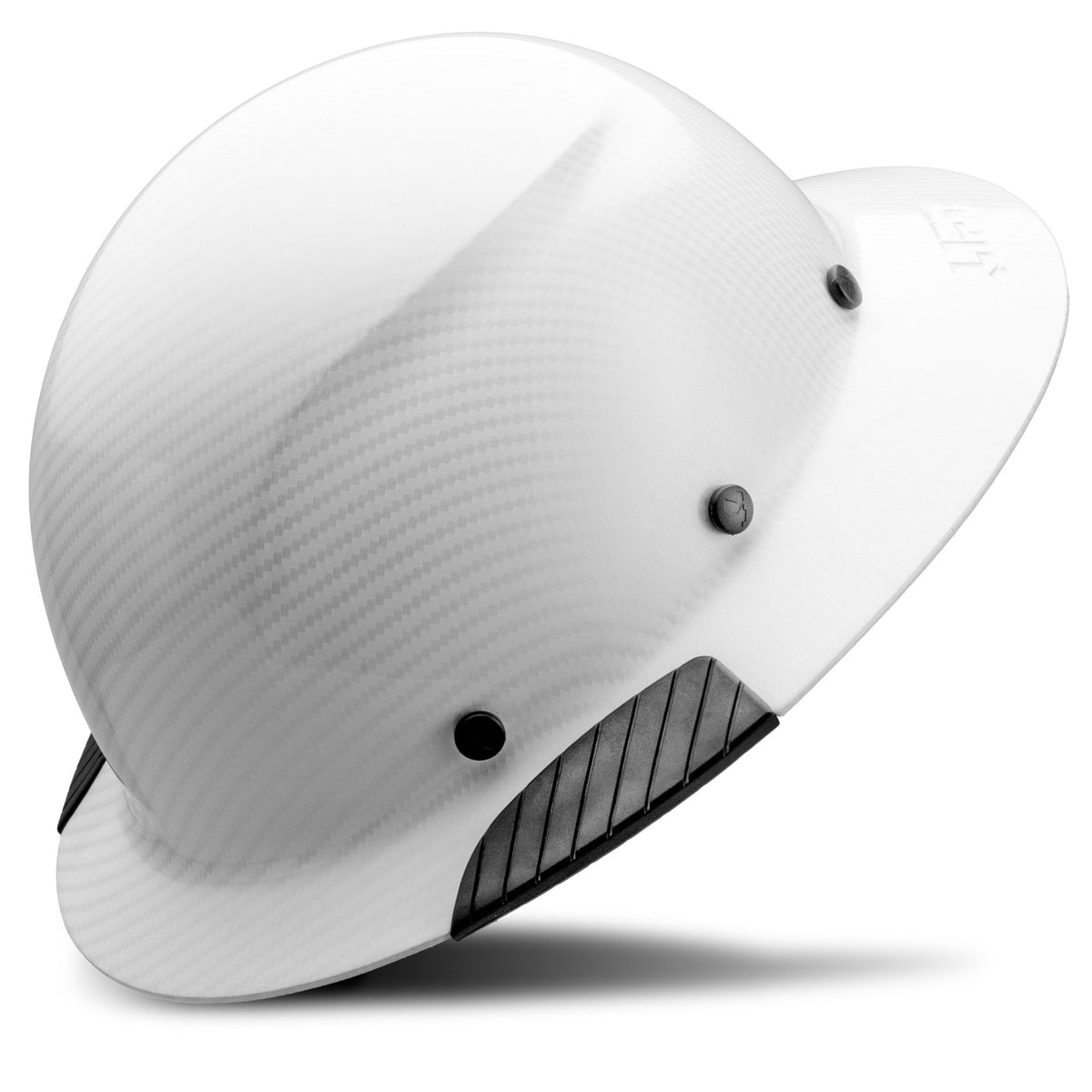 Lift Safety DAX White Carbon Full Brim Hard Hat