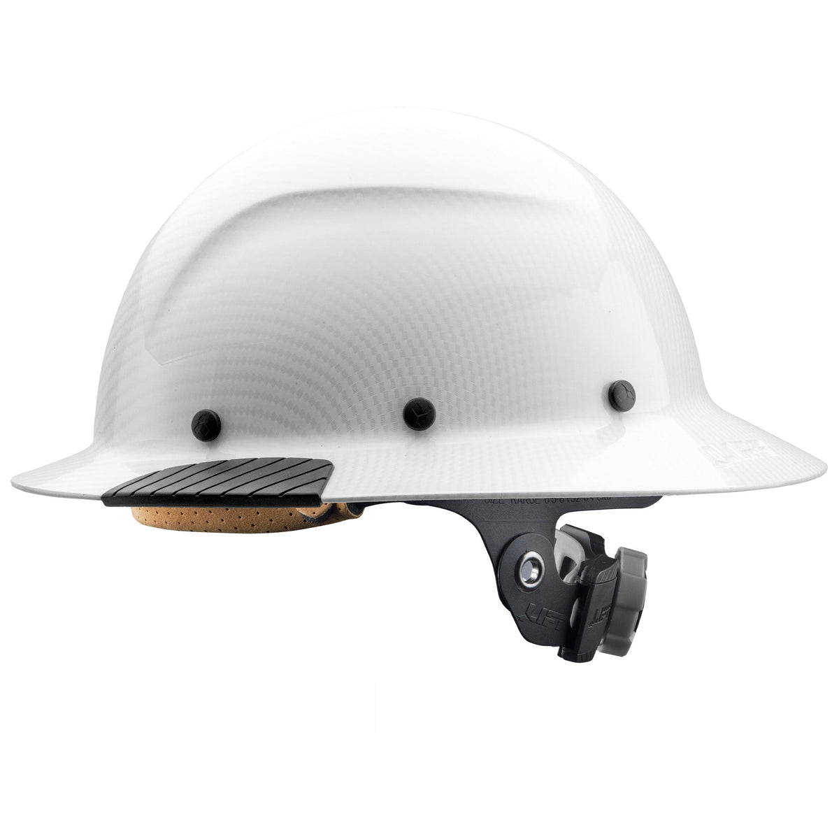 Lift Safety DAX White Carbon Full Brim Hard Hat