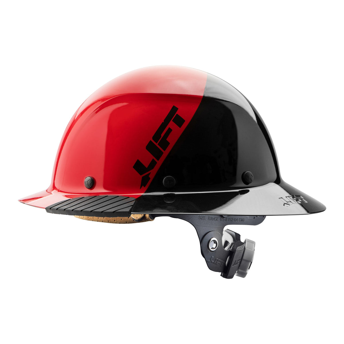 Lift Safety DAX Fifty 50 Red Full Brim Hard Hat
