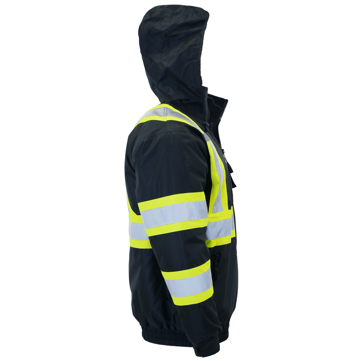 Jorestech Hi-Vis X-Back Two-Tone Safety Bomber Jacket with Reflective Stripes