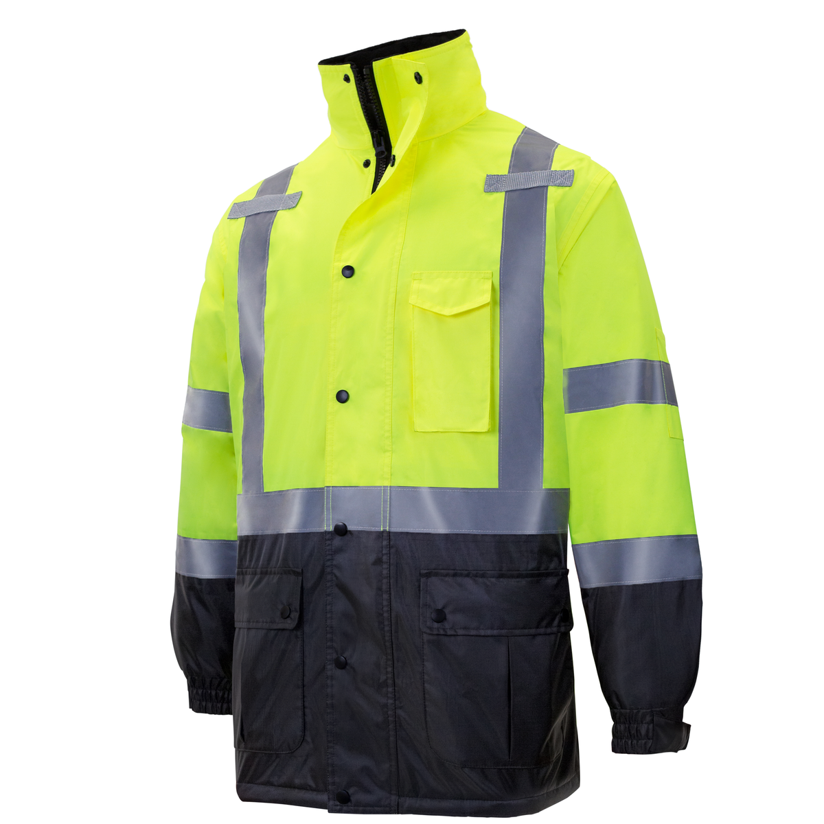Jorestech Hi-Vis Parka Safety Jacket with Reflective Stripes