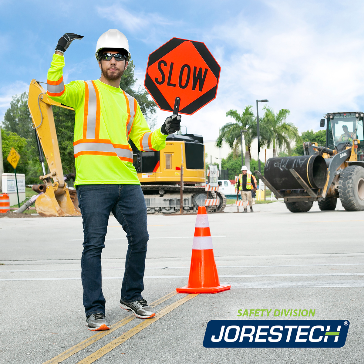 Jorestech Hi-Vis Two-Tone Reflective Long Sleeve Shirt