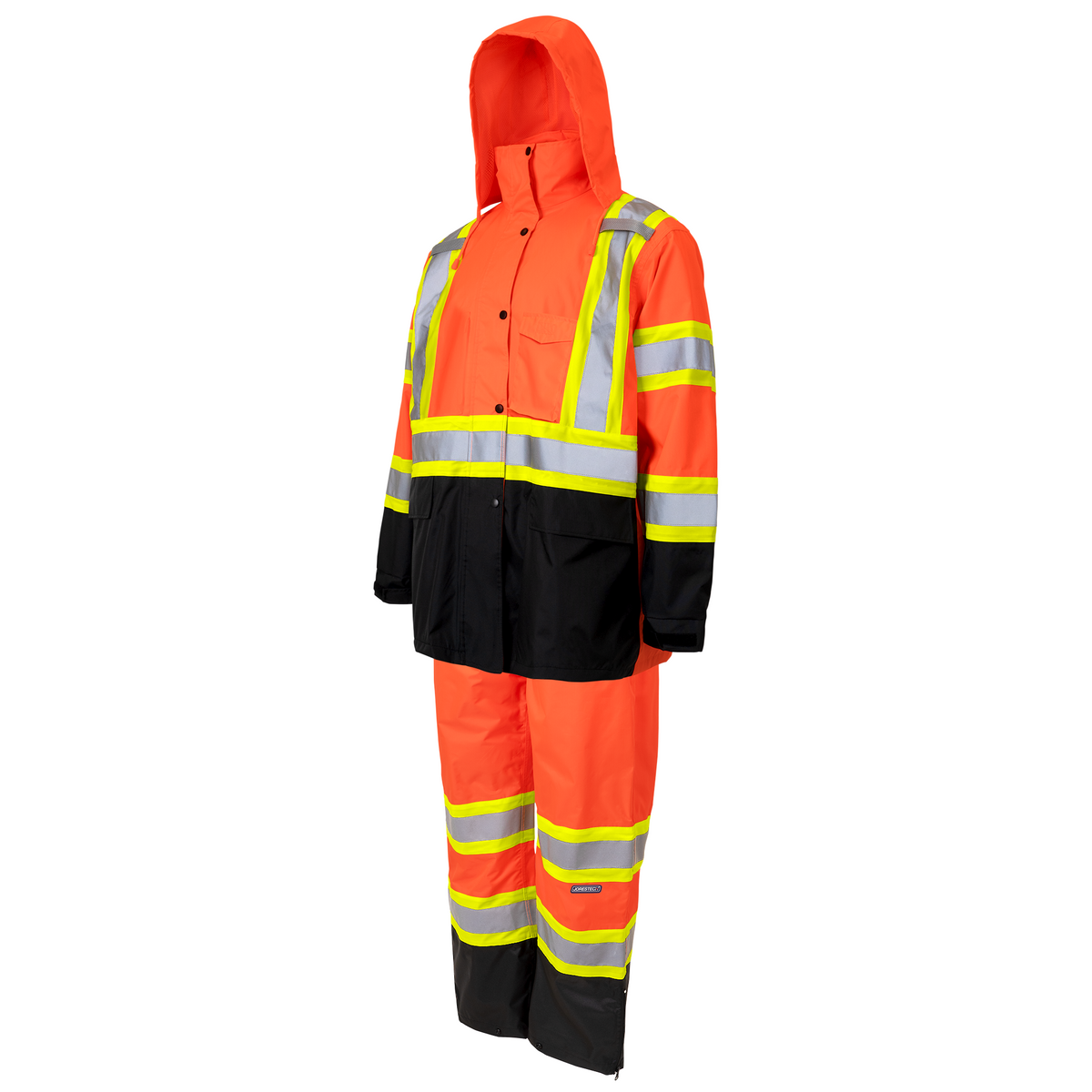 Jorestech Hi-Vis Two-Tone Rain Set with X Reflective Strips On Back