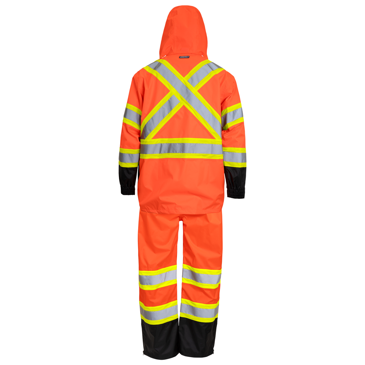 Jorestech Hi-Vis Two-Tone Rain Set with X Reflective Strips On Back