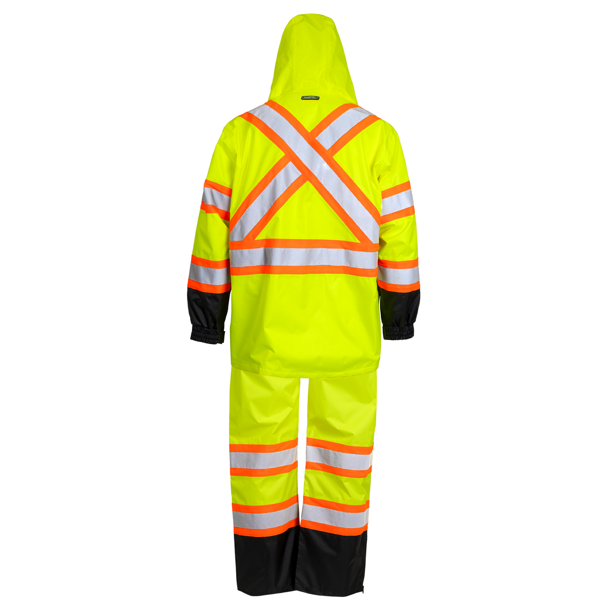 Jorestech Hi-Vis Two-Tone Rain Set with X Reflective Strips On Back