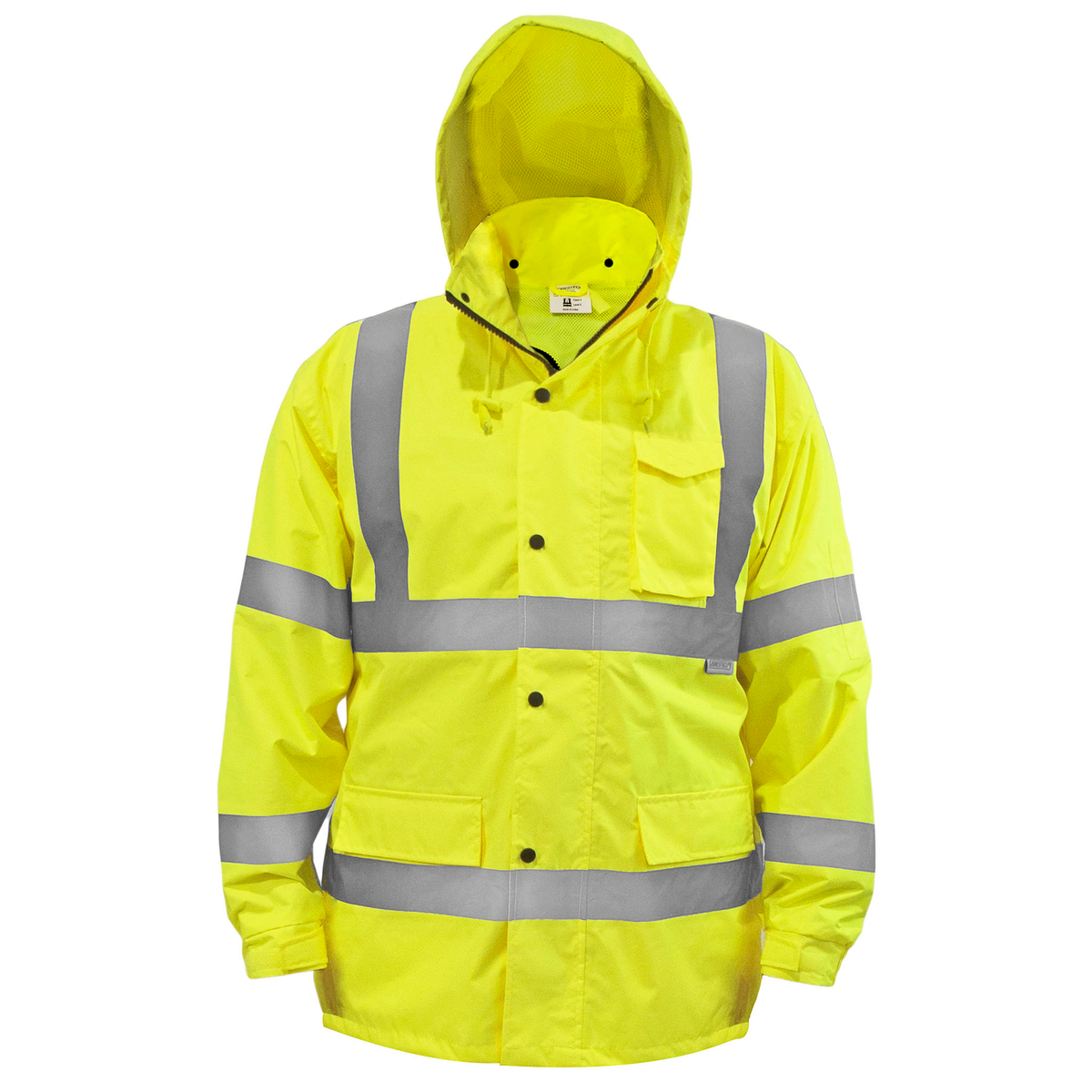 Jorestech Hi-Vis Yellow Rain Set - Pants & Jacket with 2" Reflective Strips