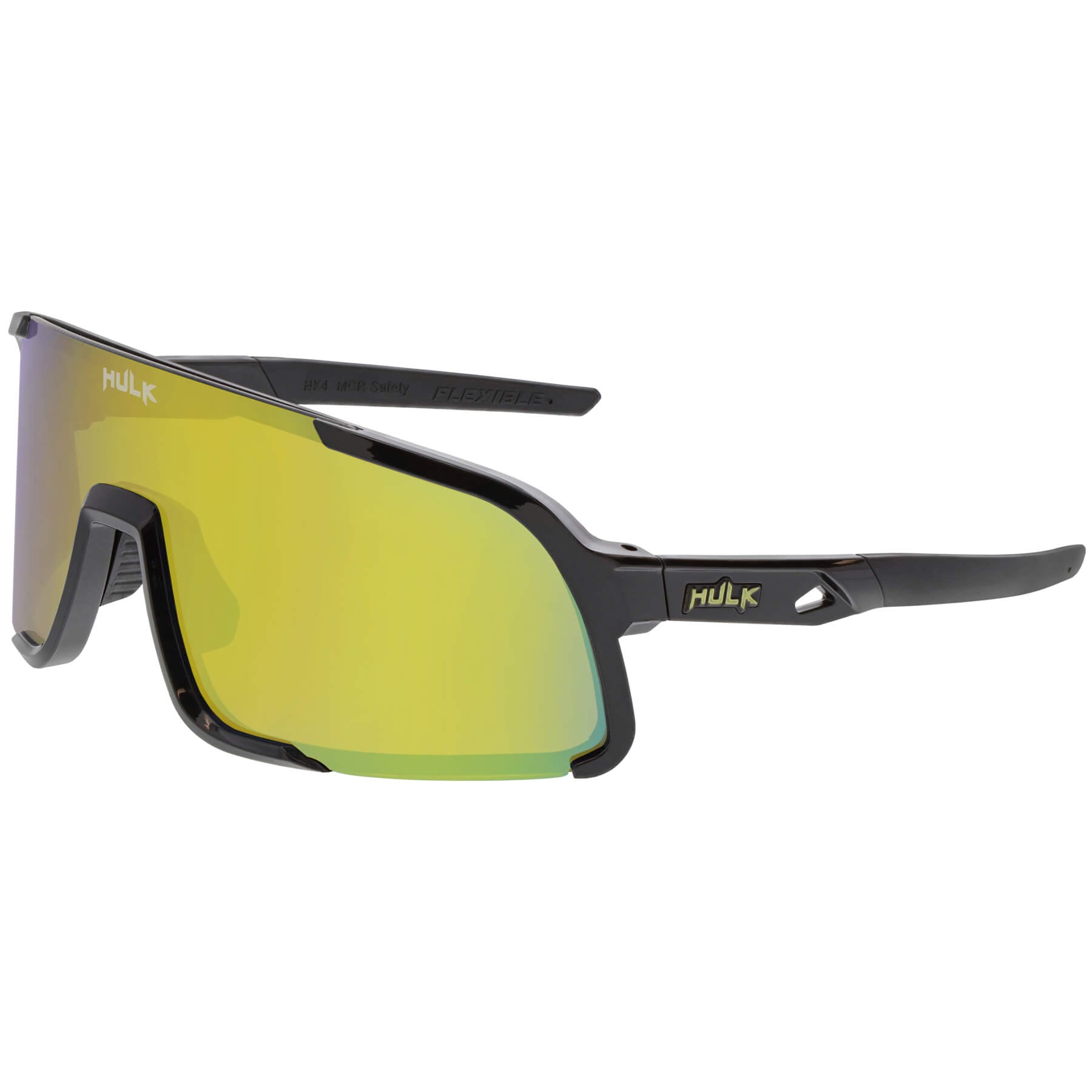 MCR Safety Hulk HK4 Retro Safety Glasses-HK41GZP-Black Frame - Polarized Gold Mirror MAX3 Hard Coat Lens-Safety Glasses USA-11