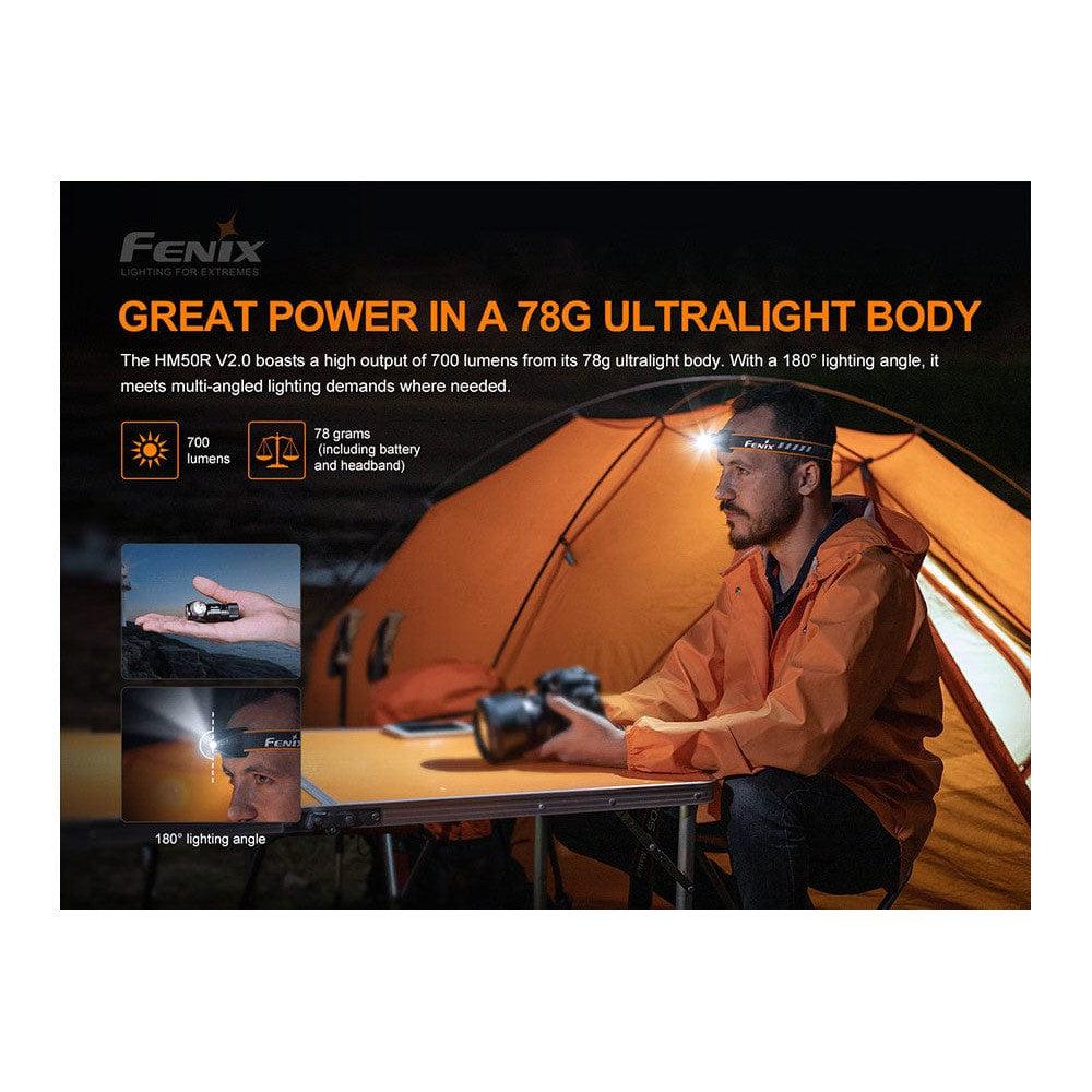 Fenix HM50R V2.0 LED Headlamp - 700 Lumens-sku-44862572986664-Safety Glasses USA-20