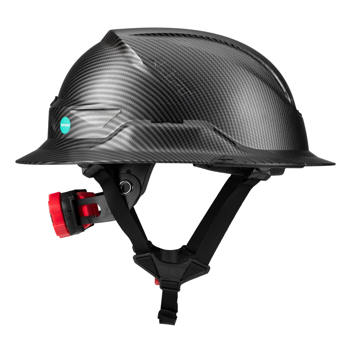Lift Safety Radix Full Brim Non-vented Safety Helmet with Twiceme