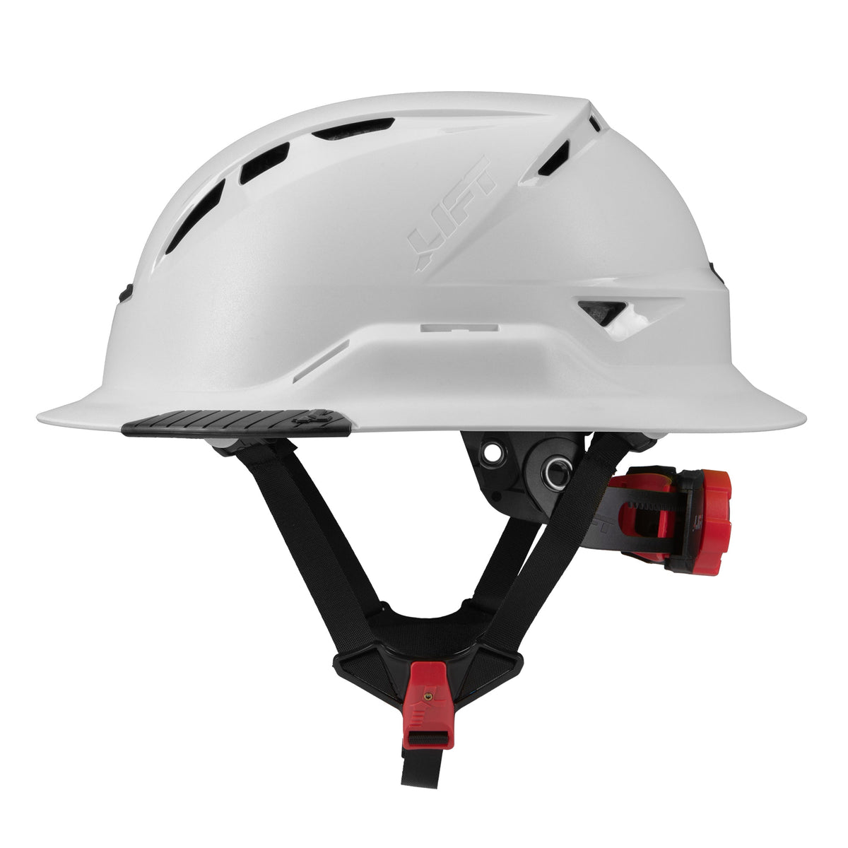 Lift Safety Radix Full Brim Vented Safety Helmet with Twiceme