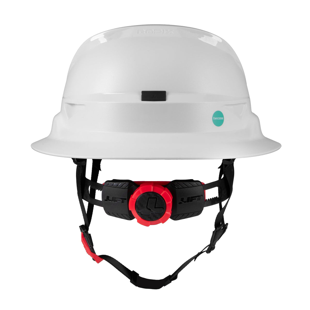 Lift Safety Radix Full Brim Non-vented Safety Helmet with Twiceme