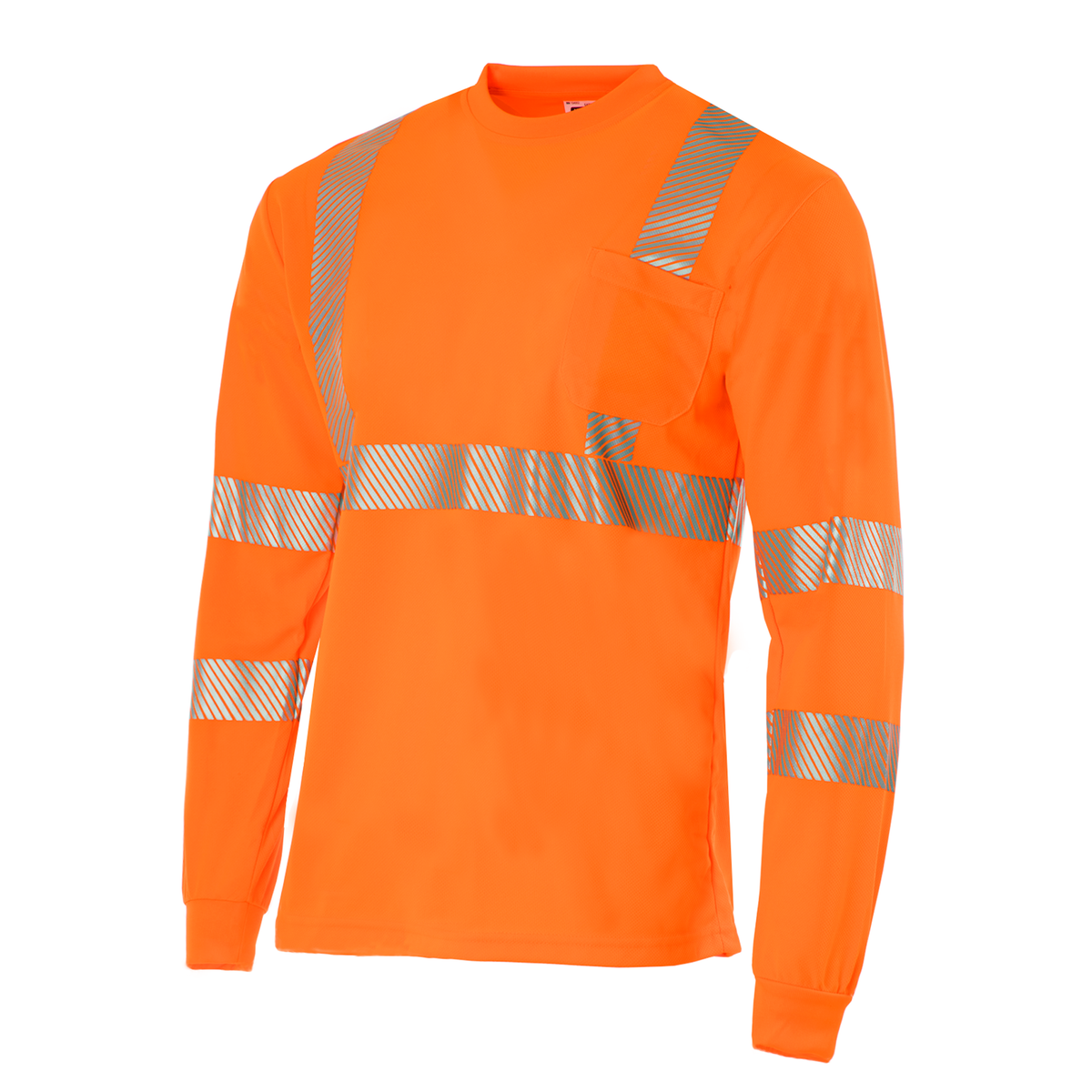 Jorestech Hi-Vis Heat Transfer Reflective Safety Long Sleeve Shirt