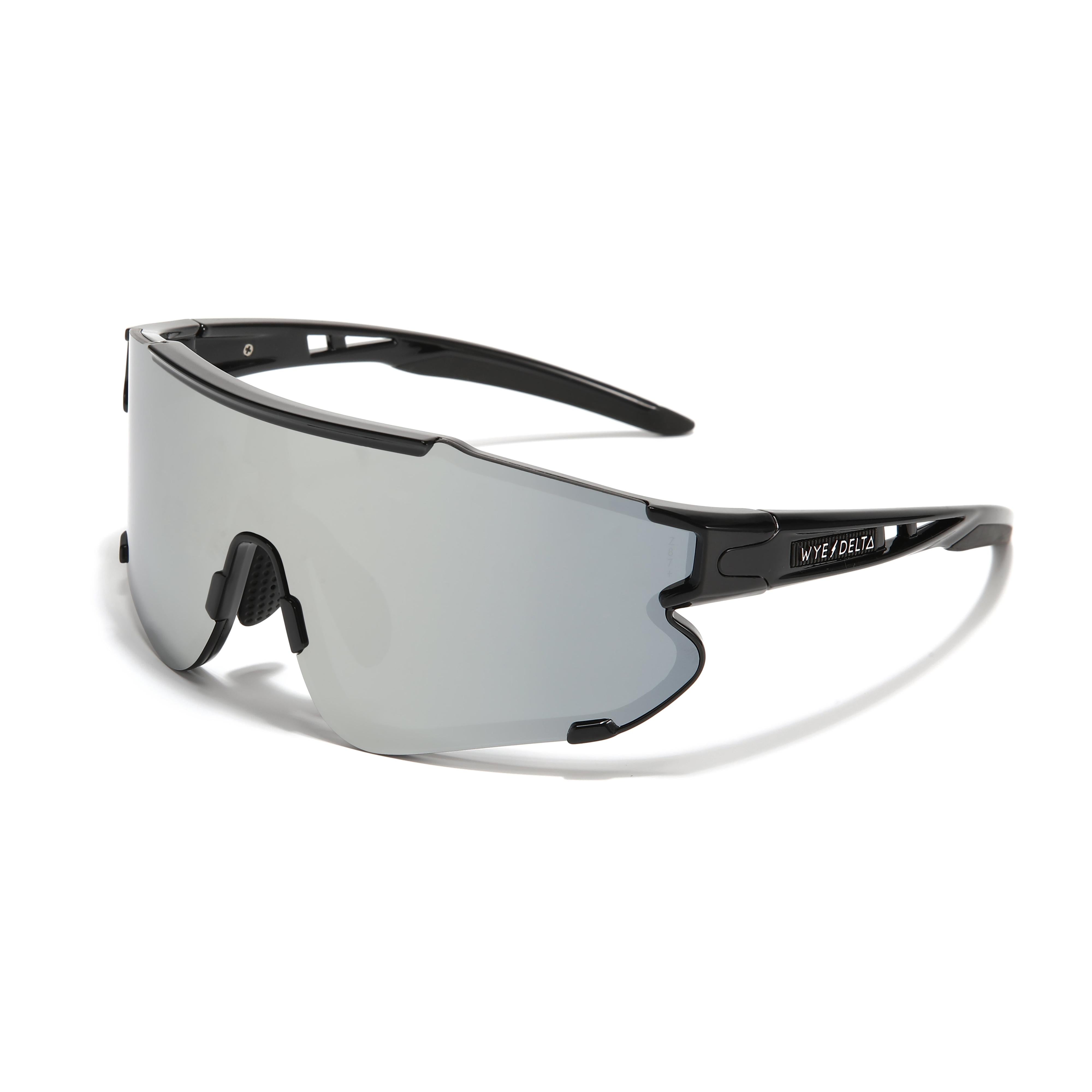 Wye Delta Z87+ HiViz Black Mirror Polarized Safety Glasses-Safety Glasses USA-1