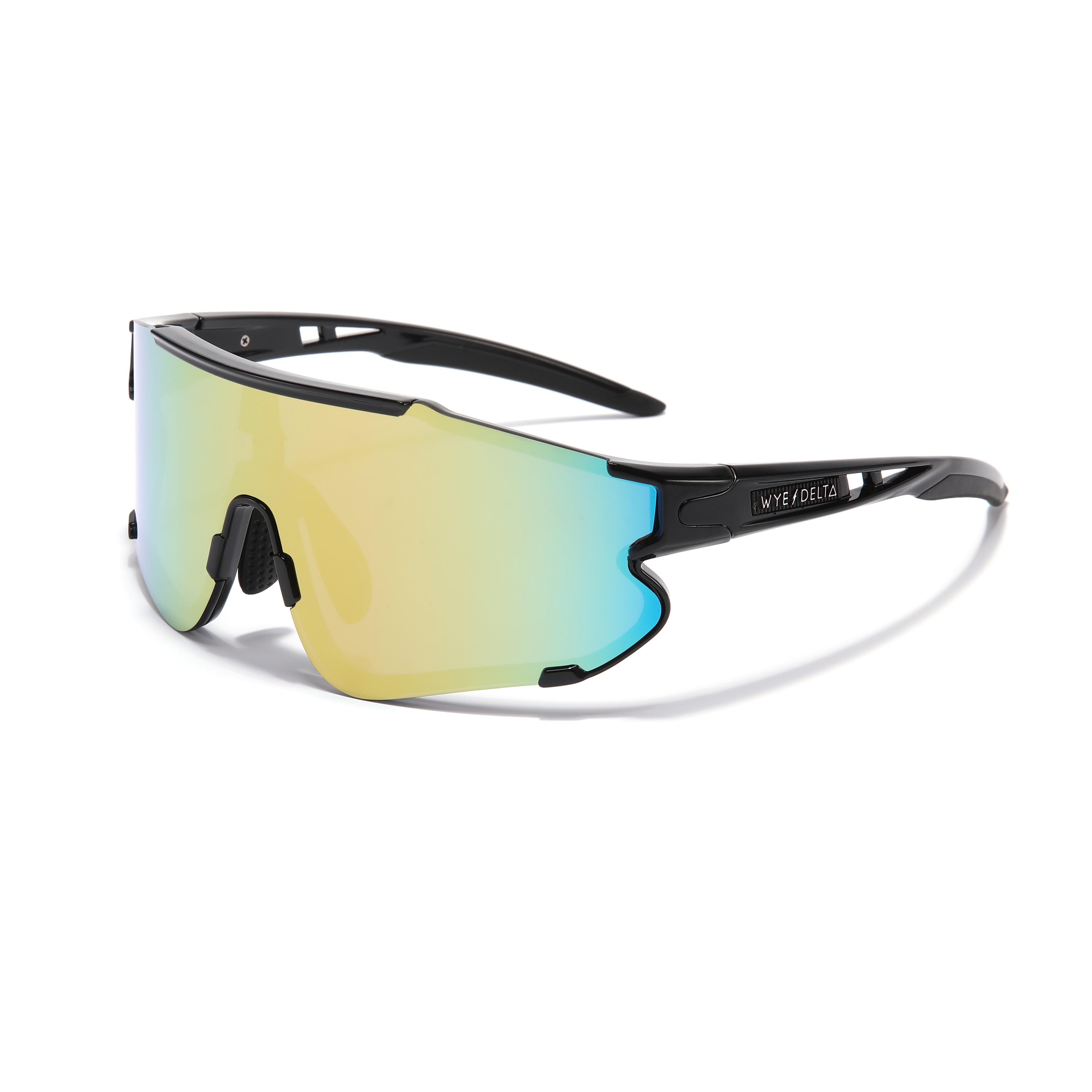 Wye Delta Z87+ HiViz Black Yellow Revo Safety Glasses-Z87-HV-BLK-YEL-Safety Glasses USA-1