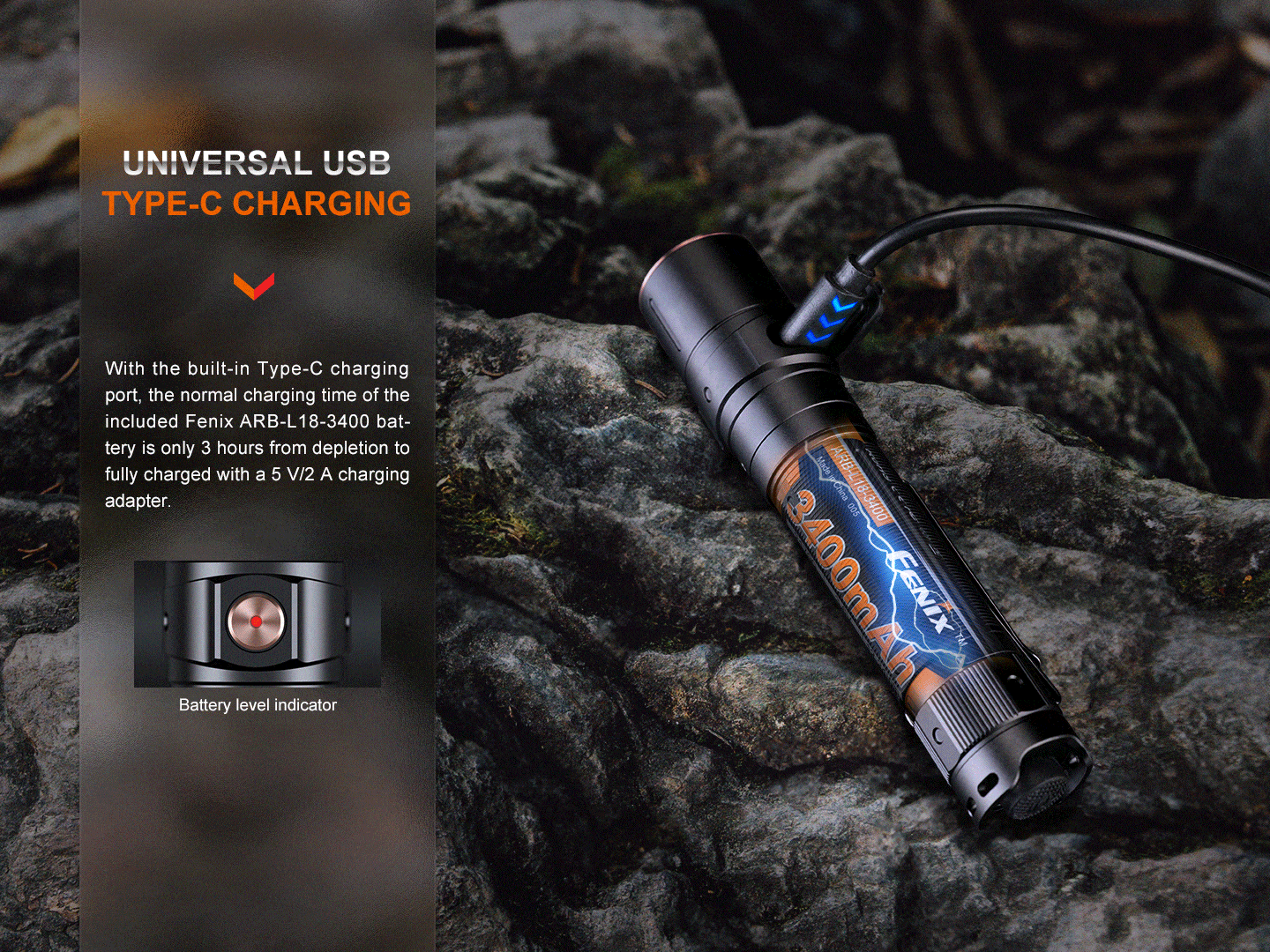 Fenix LD30R High-Performance Lightweight Flashlight-FX-LD30R-Safety Glasses USA-6