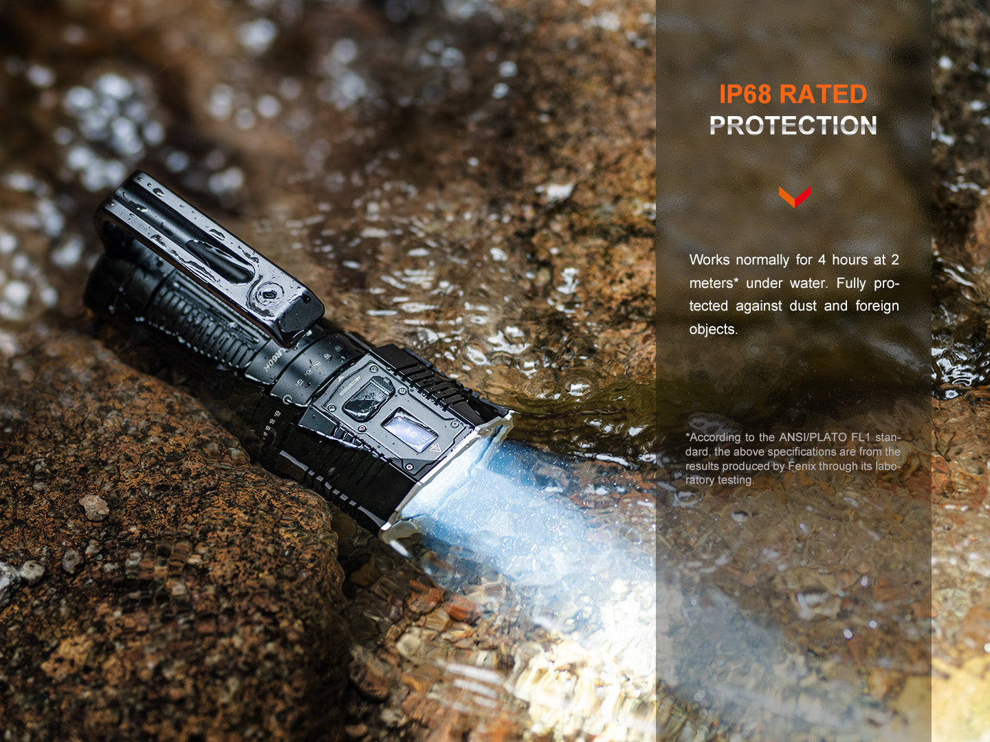 Fenix LR60R Rotary Switch Rechargeable Searchlight - 21000 Lumens-FX-LR60R-Safety Glasses USA-13