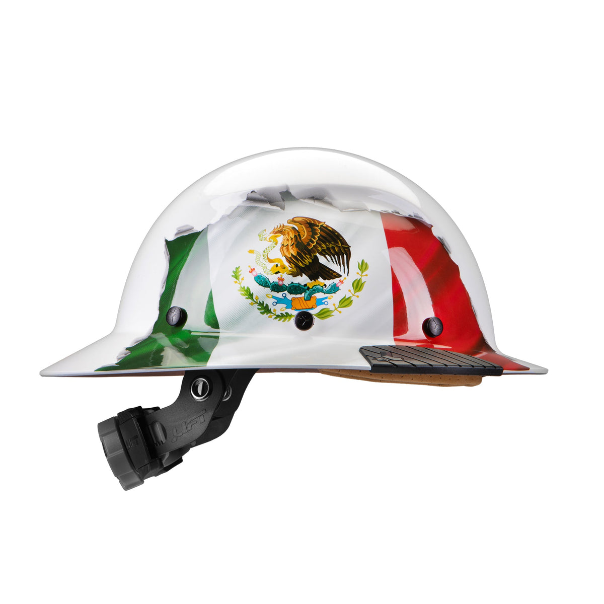 Lift Safety DAX Mexican Flag Full Brim Hard Hat