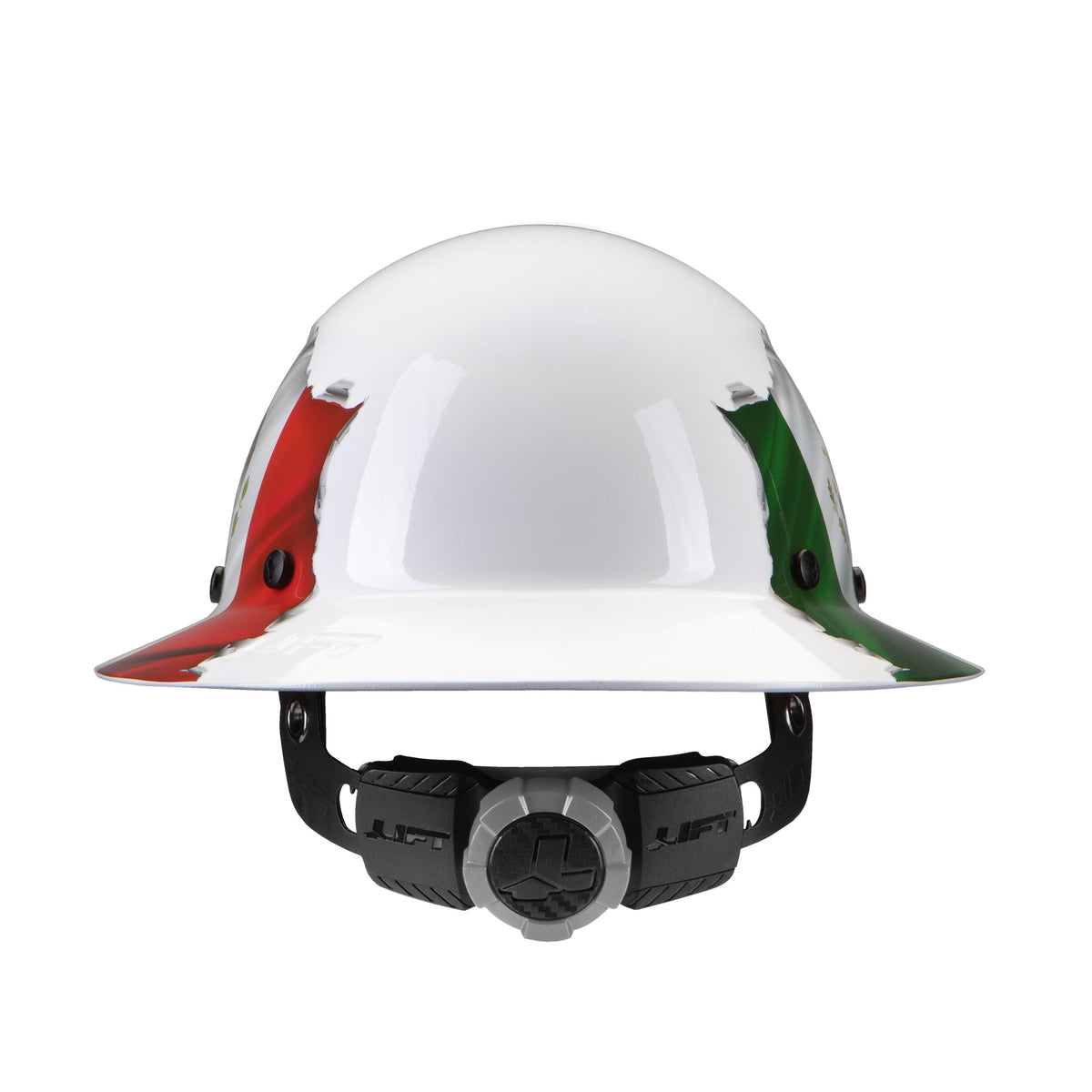Lift Safety DAX Mexican Flag Full Brim Hard Hat