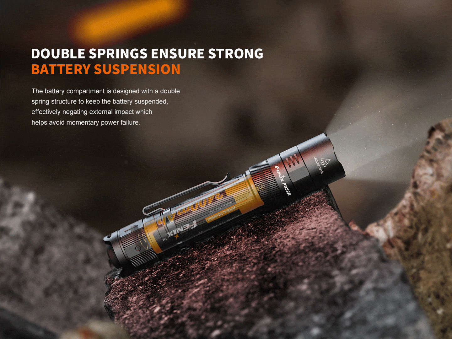 Fenix PD32R Rechargeable Silent Switch LED Flashlight-sku-48300746899752-Safety Glasses USA-12