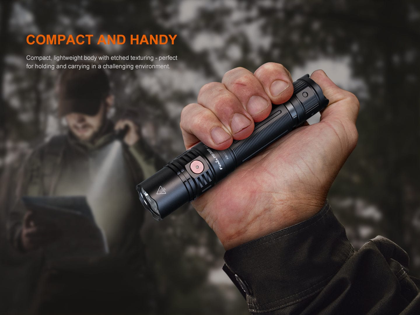 Fenix PD36R V2 Compact Rechargeable Tactical Flashlight - 1700 Lumens-FX-PD36RV2-Safety Glasses USA-2