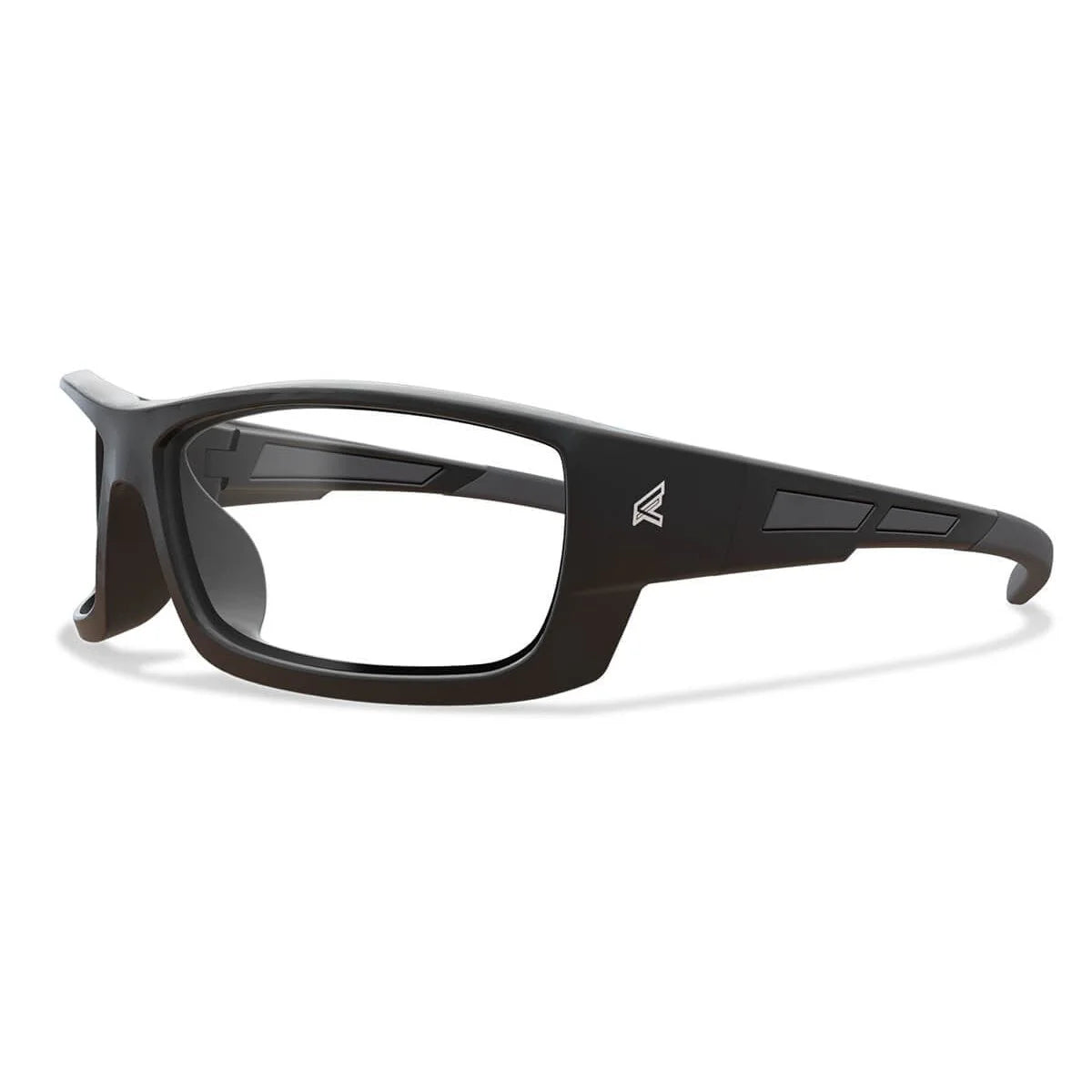 Edge Mazeno Slim Fit Safety Glasses-PM111-Black Frame - Clear Lens-Safety Glasses USA-1