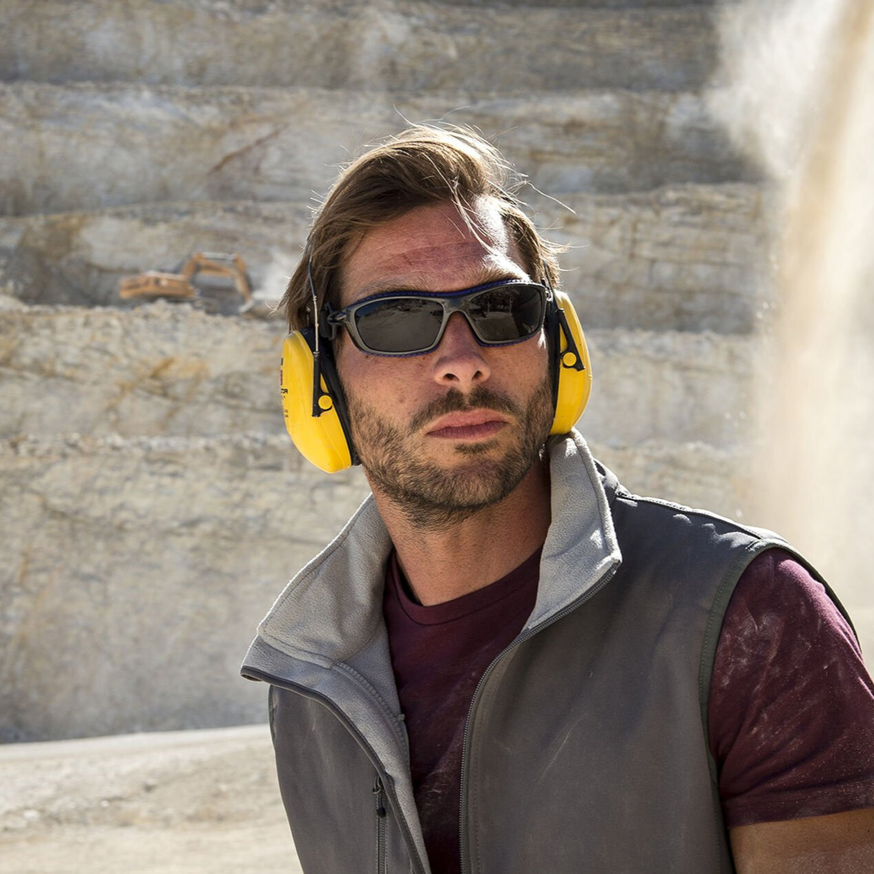 Bolle Baxter Safety Glasses 4077 worn in the field